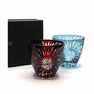織部 切子フリーグラスペア華 300ml プレゼント ギフト ペア 2個セット おしゃれ 通販 Lineポイント最大get Lineショッピング