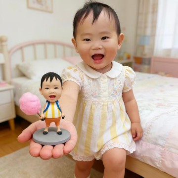 小孩 孩子 畢業 生日 禮物訂製 客製化 人偶 公仔 似颜绘 紀念