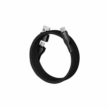 Magtame O-Magcable 圓線款 2in1 USB-C to C+ A 磁性快收納充電傳輸線 1.5M