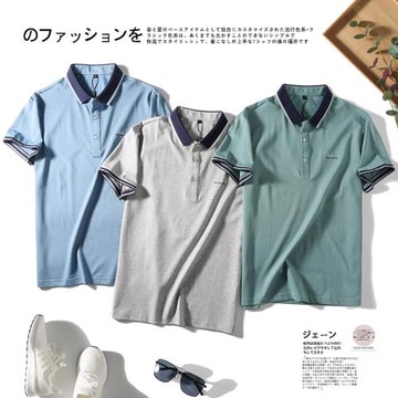 夏季男士polo衫t恤短袖翻領加肥加大碼半袖純棉刺繡休閑商務上衣