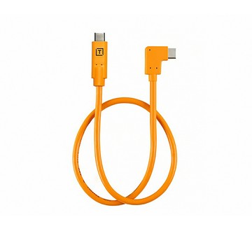 Tether Tools CUCRTC1-ORG USB-C 轉 USB-C 直角傳輸線 50cm