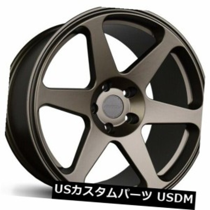 ホイール 4本セット 18X8.5 +35 Avid 1 AV38 5x114.3マットブロンズ 