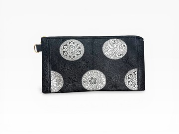 日本製造 獨一無二 腰帶改造 小包 日式圖紋 復古 小物收納 可持續時尚