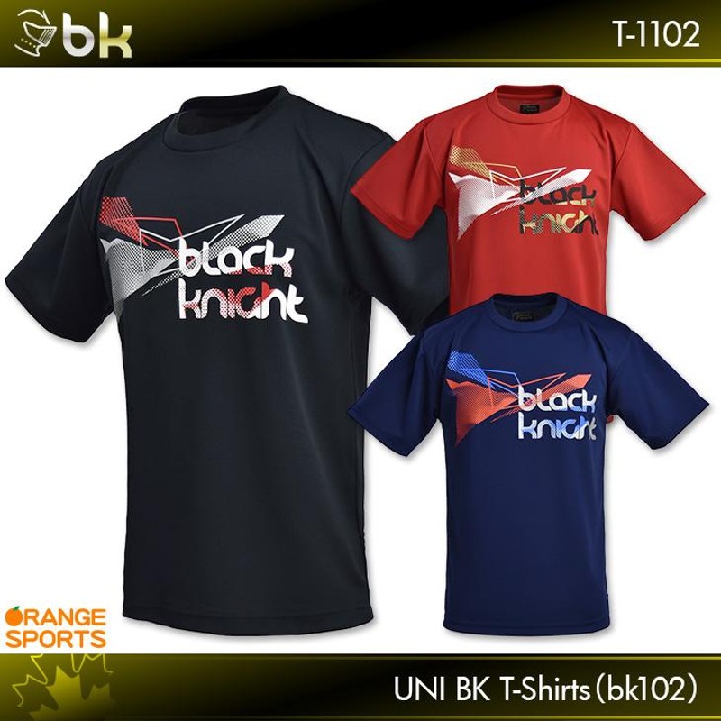 ブラックナイト バドミントンTシャツ BKTシャツ(bk102) T-1102 ユニ 男女兼用 バドミントン テニス スカッシュ Ｔシャツ スポーツウェア  black knight LINEショッピング