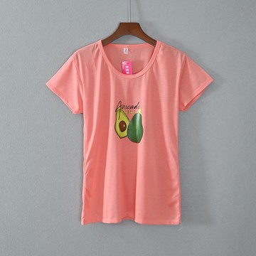 寬松圓領卡通印花T恤衫上衣服顯瘦流行
