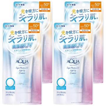 MENTHOLATUM 曼秀雷敦 水潤肌超保濕煥光亮采防曬露 SPF50+ PA++++ 70g 提亮膚色、長效保濕  4件