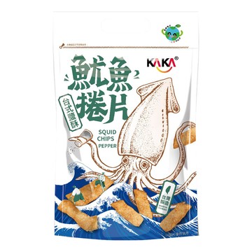 KAKA魷魚捲片-台式鹽酥