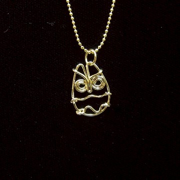 Winwing金屬線編織項鍊-[貓頭鷹]