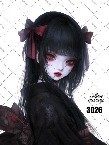 original sticker o.3026 人物貼紙 原創貼紙 cotton melody