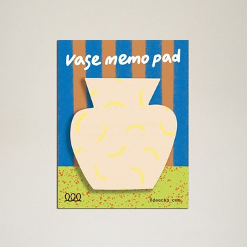 花瓶便利貼 | 貓毛土胚