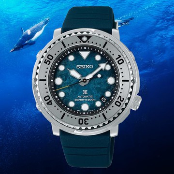 SEIKO精工 PROSPEX系列 愛海洋 南極企鵝悠遊 機械腕錶 42.4mm (4R35-04Z0G/SRPH77K1)
