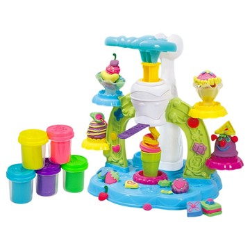 YI2IS 彩泥黏土冰淇淋甜點製造機 8851/6858  1套  870g  混合顏色