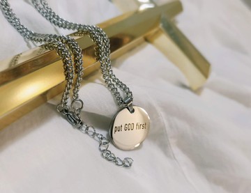 Put God first鈦鋼鍊/單鏈