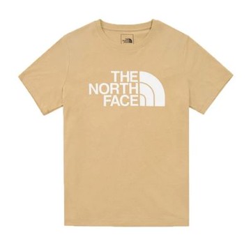 The North Face 北臉 短袖上衣 女 吸濕排汗 亞規 W FOUNDATION LOGO SS TEE 卡其 NF0A8CK9LK5