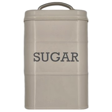 KitchenCraft 復古糖收納罐 附蓋防塵  奶油黃  1.3L  1個