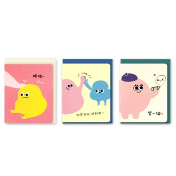 迷生物 小卡-拍拍/好默契/笑一個