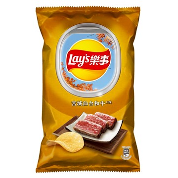 Lay's 樂事 宮城仙台和牛口味洋芋片  85g  1個