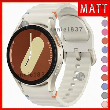SAMSUNG 原裝矽膠錶帶適用於三星 Galaxy Watch 7 6 5 4 44mm 40mm 5 Pro 45m