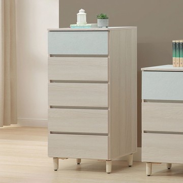 MUNA家居  夏朵白榆木2尺五斗櫃(K919)  60X40X121cm