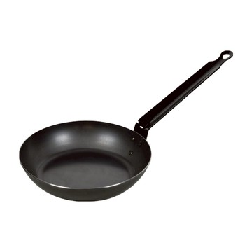 鐵職人系列 珍珠金屬鐵製炒鍋 IH適用 日本製 HB-1518 黑色  20cm  1個