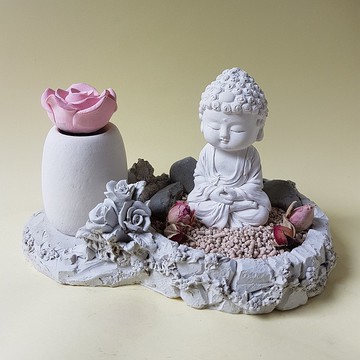 母親節佳禮淨念吉祥小佛之培德 香氛豪華田園風套組 擴香石精油居