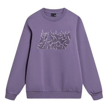 Li-Ning x Phil Hackett Graphic Loose Fit Sweatshirt 'Purple'