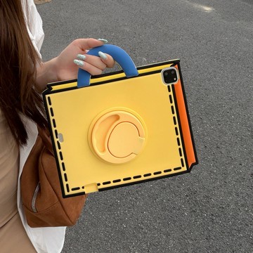 仿真手提包 360°旋轉平板保護套 iPad 11代 10 Mini Air 8 7 6 A16 M5 Pro 保護殼