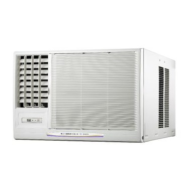 (含標準安裝)SANLUX台灣三洋R32變頻冷暖左吹SA-L50VHR福利品窗型冷氣8坪SA-L50VHR-D