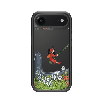 iPhone Air Mod NX -邊框背蓋組合 (相機按鈕) 黑 - 幾米 Jimmy Liao - 地下鐵-盪進童話