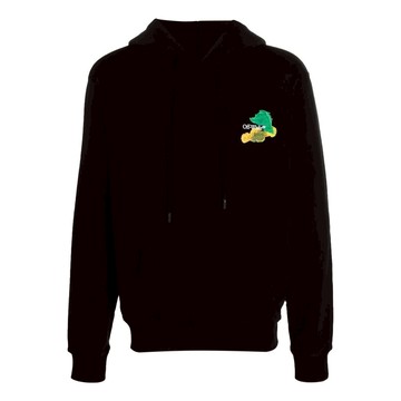 Off-White Brush Arrows Slim Skate Hoodie 'Black Multi-Color'