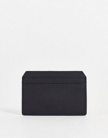 Rains card holder in black