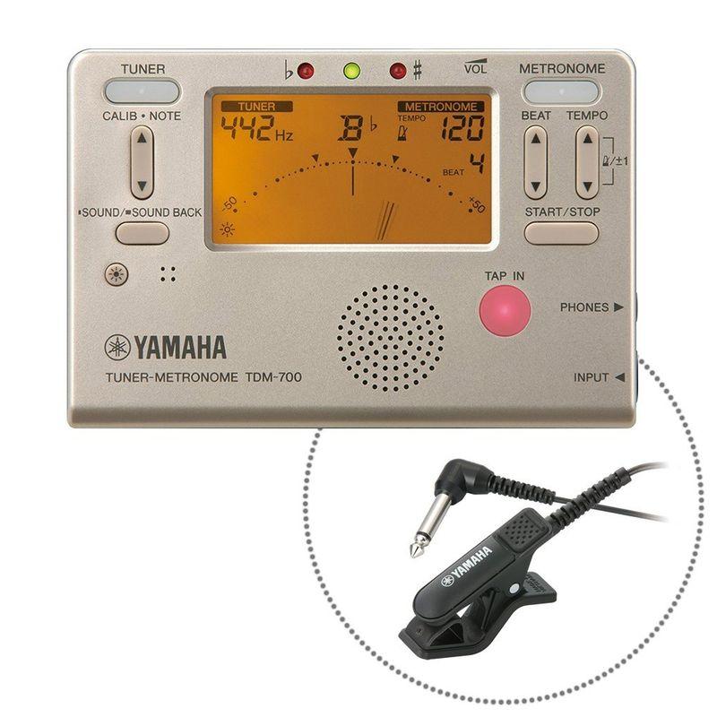 ヤマハ YAMAHA チューナーメトロノーム TDM-700GM チューナーとメトロノームが同時に使えるデュアル機能搭載 チューナー専用マイ