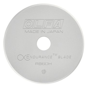 日本 OLFA 圓形刀片 1片/包 RB60H-1【APP滿額下單10%點數(單一帳號最高5000點)】1/31止