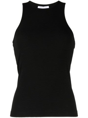 John Elliott - racerback ribbed-knit top - women - Spandex/Elastane/Rayon - XS - Black