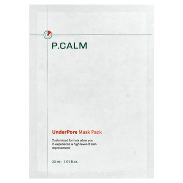 P.CALM, UnderPore 美容面膜，1 片，1.01 液量盎司（30 毫升）