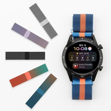 適用華為 gt2/gt3/gt4錶帶 華為watch 2/3/4可用 huawei watch gt2/3 pro通用