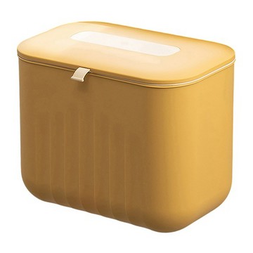 廚房浴室壁掛垃圾桶  26 x 16 x 21cm  活力黃