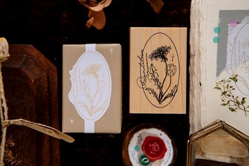 蒲公英 楓木印章