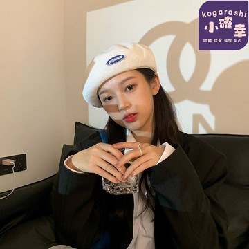 【透氣百搭】韓版貝雷帽 畫家帽 網眼帽 休閒帽 黑色棉麻 春季時尚 頭圍可調 INS風 日常出街必備