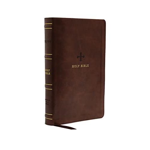 Holy Bible: New Revised Standard Version, Catholic Bible, Brown, Leathersoft, Comfort Print