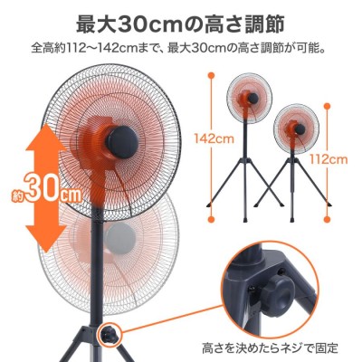 業務用扇風機 工場扇 工業用扇風機 スタンド式 工業扇風機 大風量