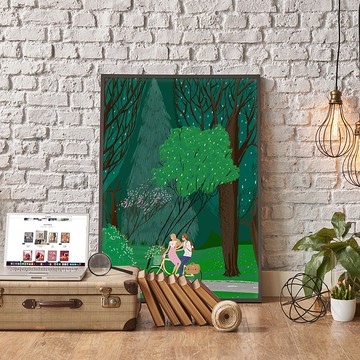 我們的甜蜜時光 - 情侶/家居/民宿/咖啡廳/工作室/掛畫/送禮/佈置