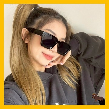 【Mr.Dakkusu】Y2K冷酷方框墨鏡 時尚風格太陽眼鏡 潮流穿搭配件