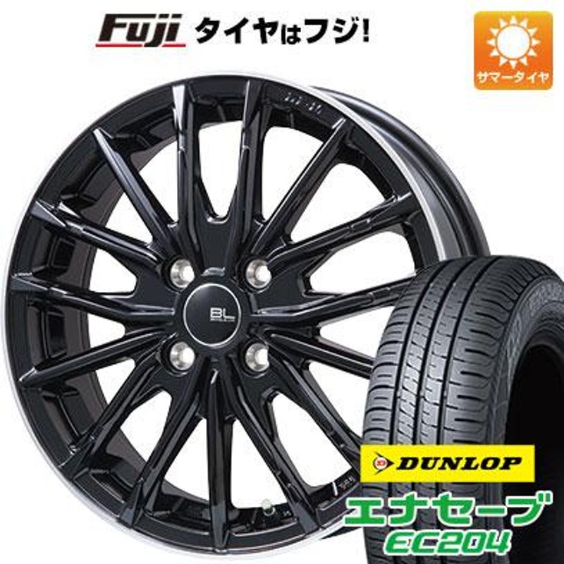 新品国産5穴114.3車】 夏タイヤ ホイール4本セット 195/65R15 ダンロップ エナセーブ EC204 BRANDLE-LINE  DF-10M グロスブラック/リムポリッシュ 15インチ | LINEブランドカタログ