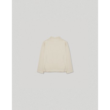 CC.DAILY-木耳邊蝴蝶結小立領上衣-童【K3CO007】