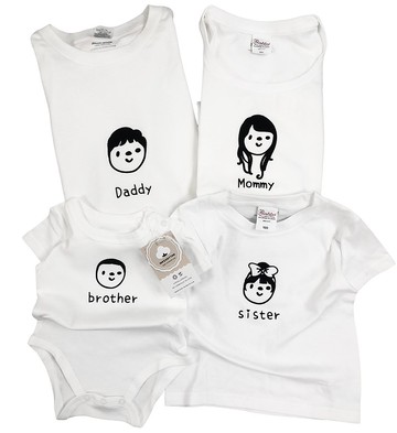 日式專屬卡通公仔親子裝