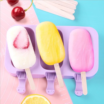 DIY雪糕模具卡通兔子可愛造型食品級硅膠兒童雪糕自制冰棒磨具