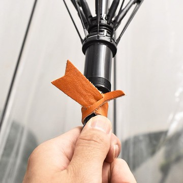 栃木皮革 傘標記 防止竊盜 日本製 雨傘 塑料雨傘 防盜 辨識