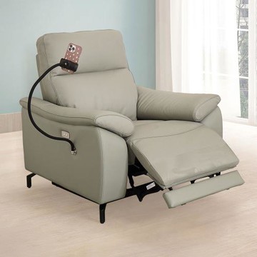 【Homelike】 喜家居單人座電動沙發(附手機支架)