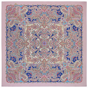 原創 Павло́во Поса́д 俄羅斯披肩 100% 羊毛 羊毛圍巾 125x125 公分 2038-3 N